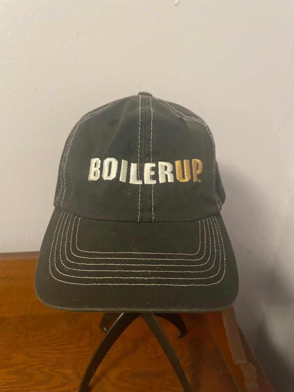 Champion Black 'BOILER UP' Embroidered Baseball Cap